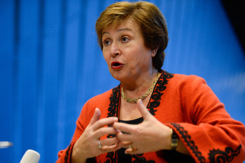 FILED - World Bank CEO Kristalina Georgieva speaks during an interview at the 24th Conference of the Parties to the United Nations Framework Convention on Climate Change (COP24). Photo: Omar Marques/SOPA Images via ZUMA Wire/dpa