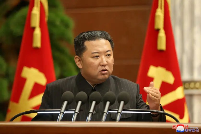 North Korean leader Kim Jong-un presides over an enlarged politburo meeting of the Workers' Party at the headquarters of the party's Central Committee to discuss key issues, such as nationwide anti-coronavirus measures and farm production. North Korea and South Korea have restored their direct communications lines, a spokeswoman for the Unification Ministry confirmed in Seoul on Monday. Photo: -/YNA/dpa.