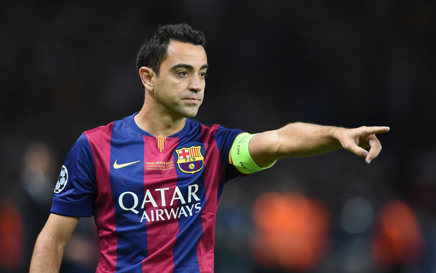 FILED - File photo of former Barcelona playing great Xavi Hernandez who has reportedly agreed to become their coach. Photo: Marcus Brandt/dpa
