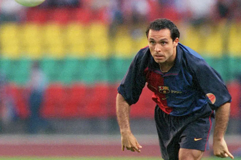 FILED - File photo of former Barcelona defender Sergi Barjuan who has been appointed caretaker coach at the club. Photo: Andreas Gebhard/dpa