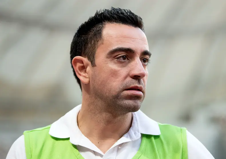 FILED - 04 January 2018, Qatar, Doha: Spanish manager Xavi Hernandez attends a press conference at the Khalifa International Stadium. Photo: Sven Hoppe/dpa.