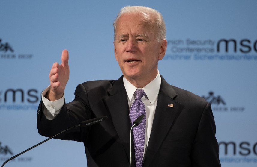FILED - 16 February 2019, Munich: Former US Vice President Joe Biden speaks on the second day of the 55th Munich Security Conference. Human rights watchdog Amnesty International has urged US President Joe Biden to close the Guantanamo Bay detention facility in Cuba which has been operational for 20 years this month. Photo: Sven Hoppe/dpa.