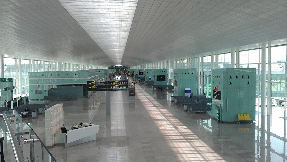 A general view of the interior of Barcelona airport. Photo: Pixabay.