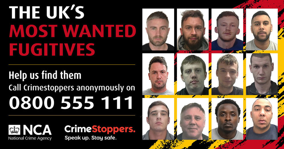 Most wanted uk criminals in Spain. Image: Crimestoppers.