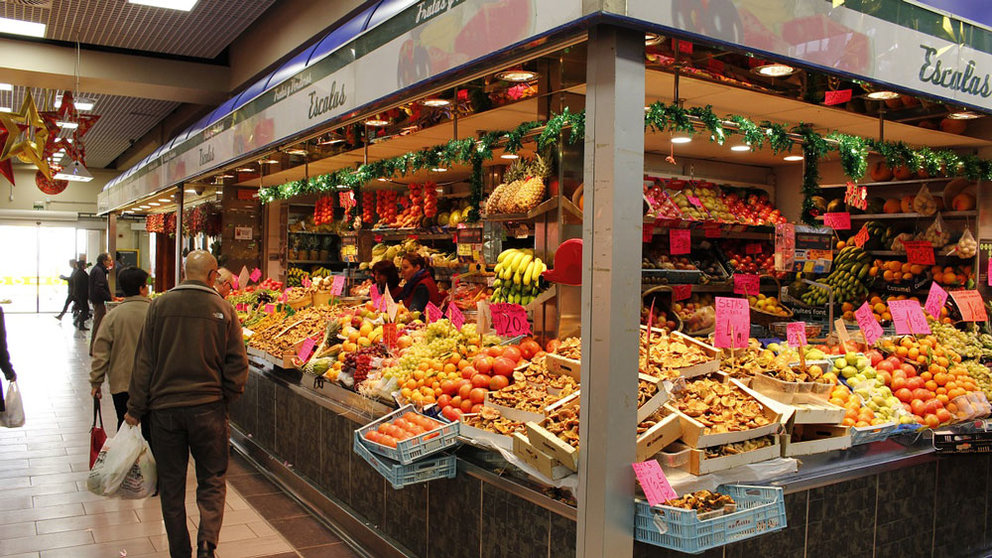 A fresh food market in Palma. Photo: Pixabay.