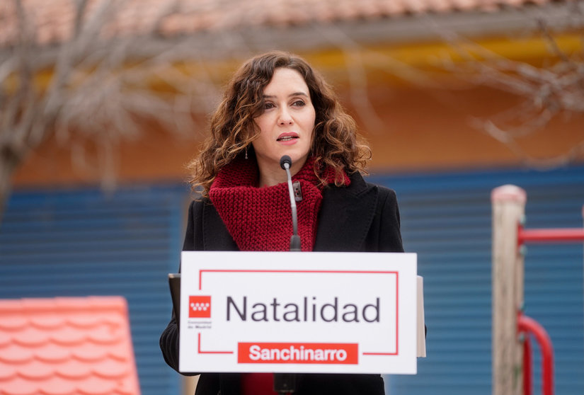 January 24, 2022 The President of the Community of Madrid, Isabel Díaz Ayuso. Photo: Comunidad de Madrid.