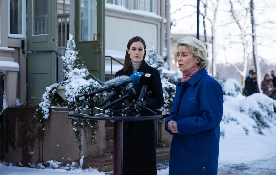 Prime Minister Sanna Marin and President of the European Commission Ursula von der Leyen meeting in Helsinki 3.2.2022
© Lauri Heikkinen | valtioneuvoston kanslia