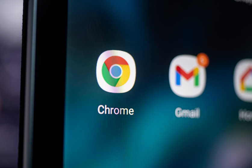 FILED - 28 April 2021, Berlin: A general view of the Google Chrome app on the screen of a smartphone. Tech giant Google has decided to overhaul the visual identity of its Chrome browser, the first change it has initiated in eight years. Photo: Fabian Sommer/dpa.