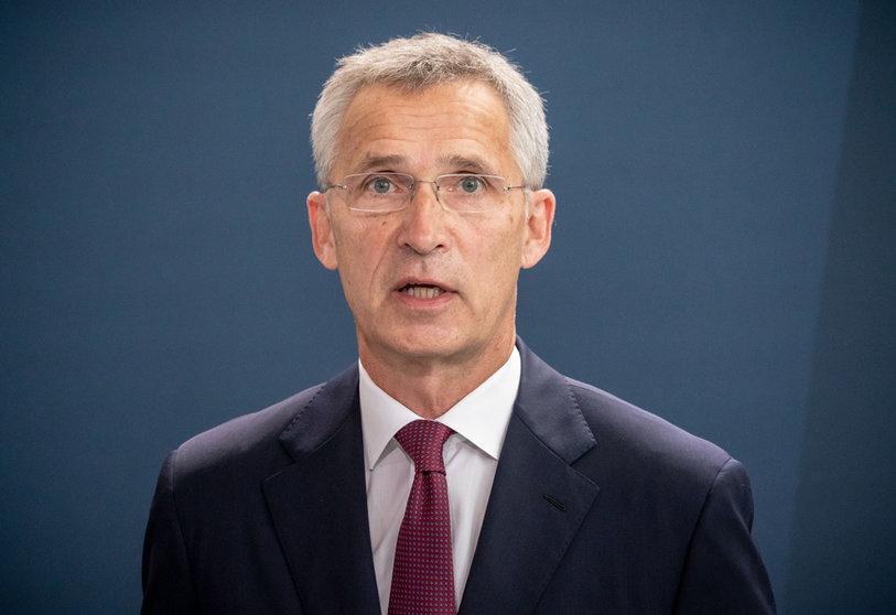 FILED - 27 August 2020, Berlin: Jens Stoltenberg, Nato Secretary General, speaks at a press conference. NATO has to find a successor to Secretary General Jens Stoltenberg, who is set to leave his post to head Norway's central bank, the Norwegian Finance Ministry announced in Oslo on Friday. Photo: Michael Kappeler/dpa-pool/dpa.