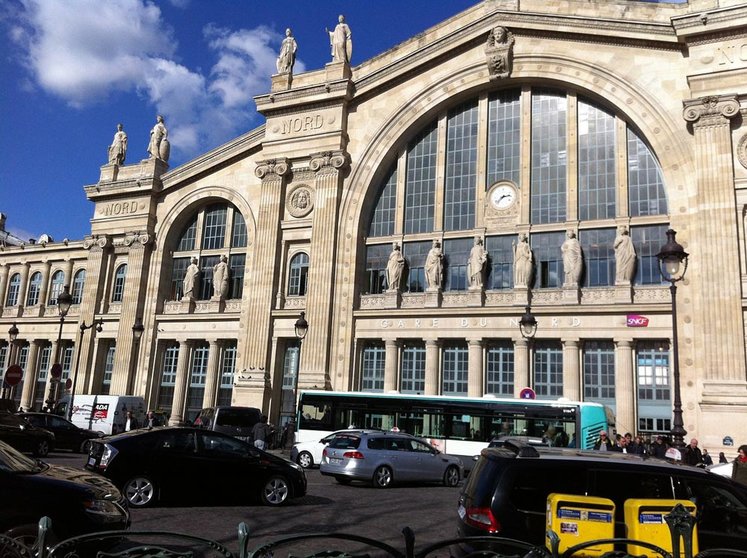 Gare du Nord train station in Paris, one of the busiest in France. Photo: Pixabay.