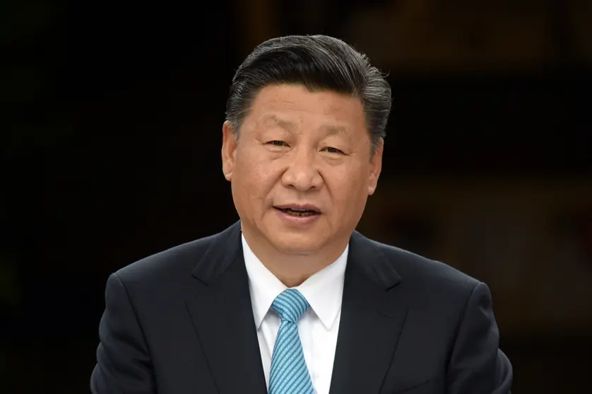 FILED - 05 July 2017, Berlin: Chinese President Xi Jinping speaks during the opening of the new panda bear enclosure for two pandas from China at the Berlin Zoo. Chinese President Xi Jinping has urged that "all necessary measures" be taken to fight a serious coronavirus outbreak in Hong Kong. Photo: Maurizio Gambarini/dpa.