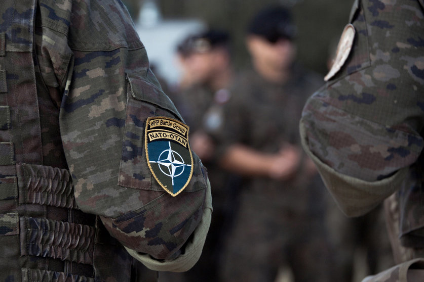 Troops belonging to the NATO eFP Battle Group. Photo: Spanish Ministry of Defense/Flickr.