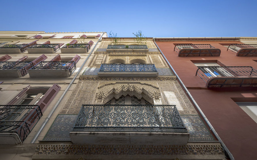 A general view of the facade of a building in Malaga. Photo: Pixabay.