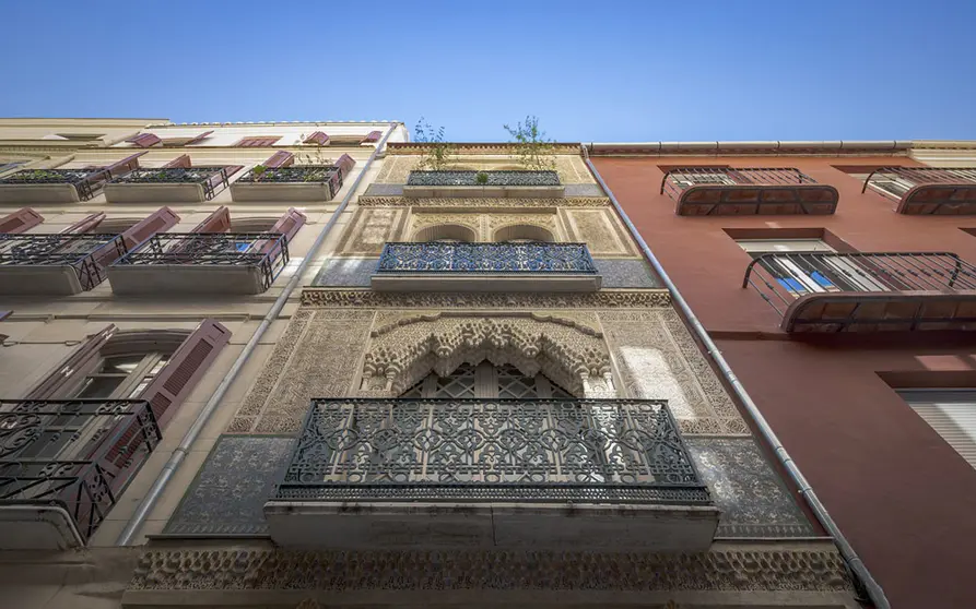 A general view of the facade of a building in Malaga. Photo: Pixabay.