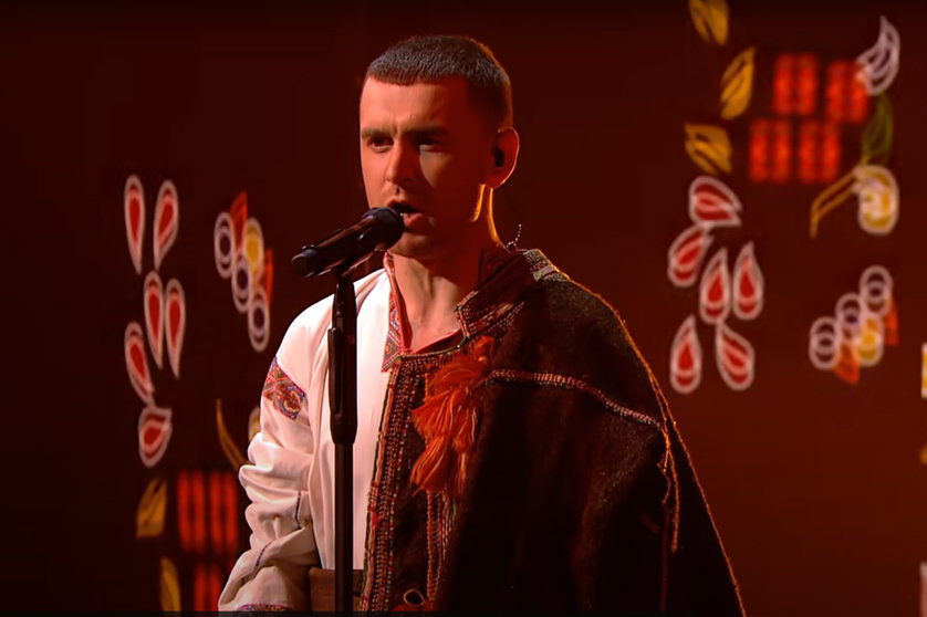The Kalush Orchestra performing their song 'Stefania,' which will represent Ukraine in the 2022 Eurovision Song Contest. Image: Screenshot from YouTube video.