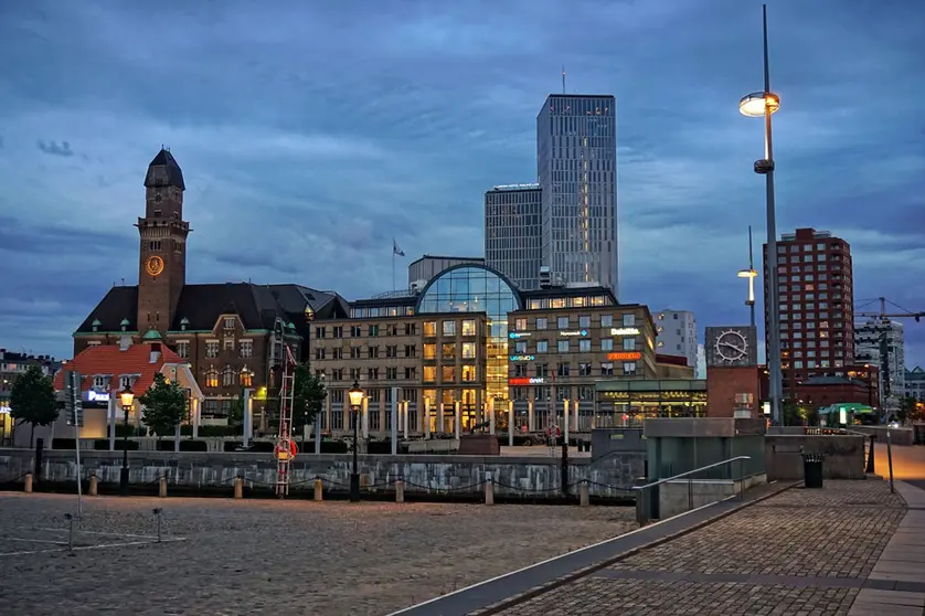 A view of the port of Malmo (Sweden). Photo: Pixabay.