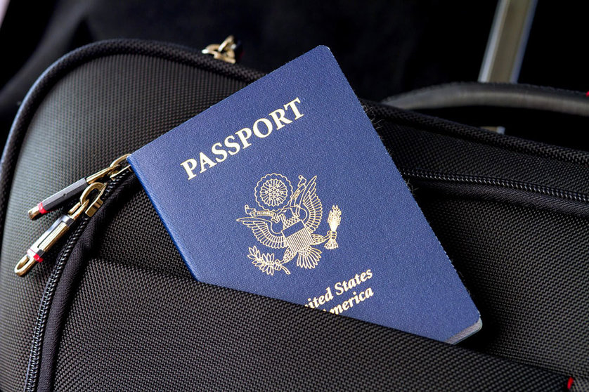 File photo of a US passport. Photo: Pixabay.
