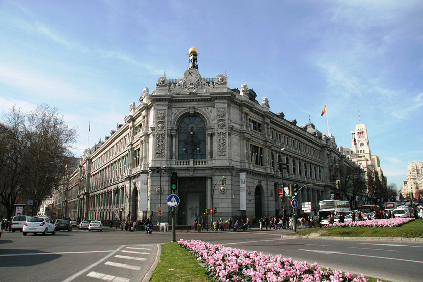 Headquarters of the Bank of Spain in Cibeles square, Madrid. Photo: Banco de Espana.