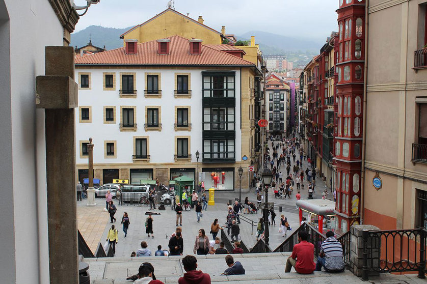 A general view of the historic center (Casco Viejo) of the Basque city of Bilbao. Photo: Pixabay.