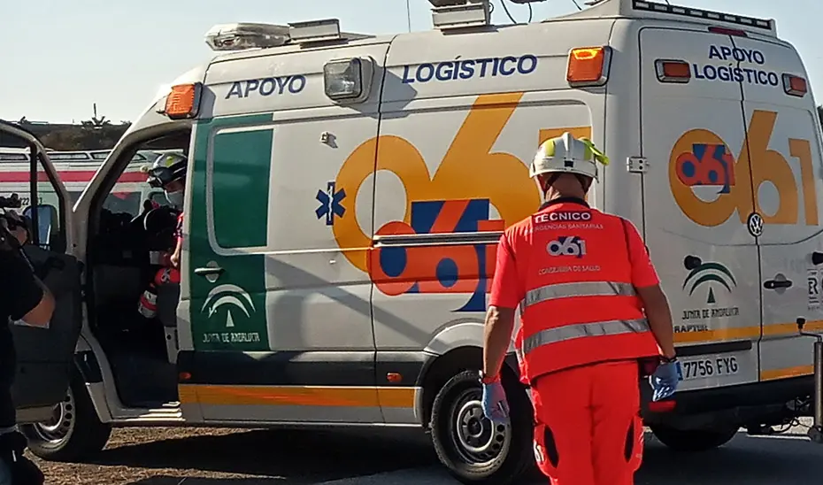 Emergency services of the Andalusian Health Service. Photo: Junta de Andalucia.