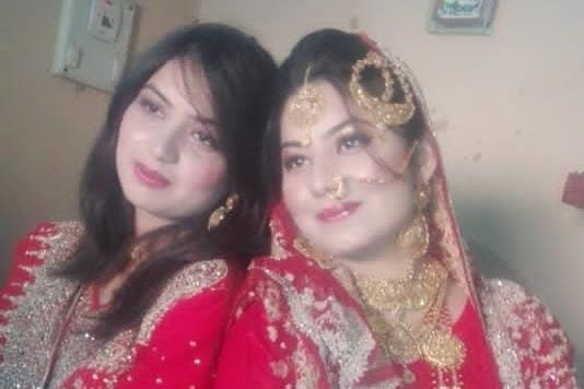 An image of the two murdered sisters in Pakistan. Image: @Xadeejournalist
