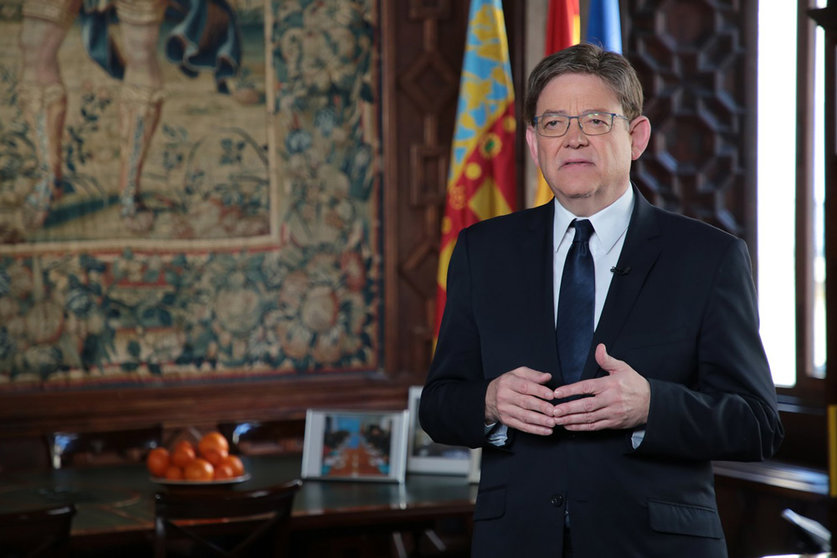 31/12/2018. The president of the Valencian Community regional government, Ximo Puig. Photo: Presidencia Generalitat/File photo.