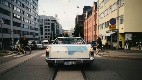 Helsinki Street car bike walk by Stephen Arnold