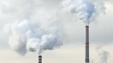 Chimney factory industry smoke pollution