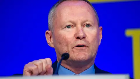 Michael O'Flaherty, Director of the European Union Agency for Fundamental Rights, addresses the participants during the 25th European Police Congress. The motto of the event is "Europe: Enforcing the Rule of Law". The majority of Europeans think that mainstream parties and politicians do not care about them, according to an EU-wide poll that the bloc's Fundamental Rights Agency (FRA) published on Wednesday. Photo: Gregor Fischer/dpa