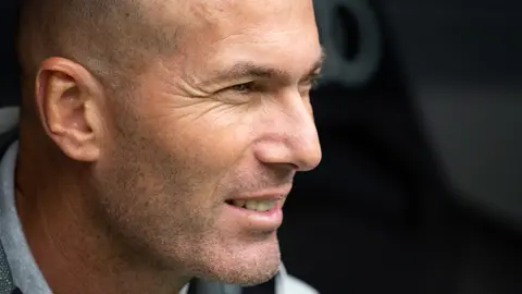 Real Madrid's head coach Zinedine Zidane. Photo: Sven Hoppe/dpa.