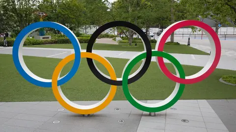 Japan, Tokyo: Olympic Rings in front of Japan Olympic Museum. the Olympic Games Tokyo 2020 were postponed for the first time in history and the Opening Ceremony will now be held on 23rd July 2021 instead of 24 July 2020. Photo: Stanislav Kogiku/dpa.