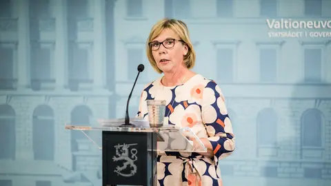 Minister of Justice Anna Maja Henriksson. Photo: Laura Kotila/Vnk.