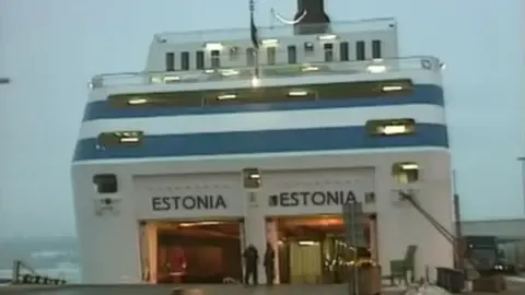 The M/S Estonia. Image: Youtube/screenshot.