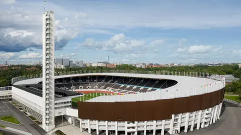 Helsinki Olympic Stadium. Photo: Wellu Hämäläinen/Tuomas Uusheimo.