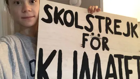 Swedish climate activist Greta-Thunberg. Photo: Twitter/@GretaThunberg.