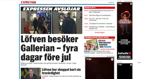 expressen-frontpage-screenshot