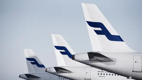 Finnair aircraft on the ground. Photo: Mikko Pylkkö/Finnair.