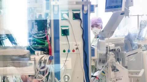 Intensive care unit for coronavirus patients in Helsinki. Photo: @HUS.