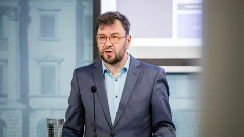 <p> Minister of Transport and Communications Timo Harakka. Photo: Laura Kotila/Vnk/file photo.</p>
