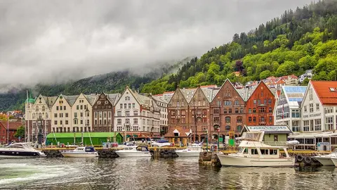 A view of the city of Bergen, in the Norwegian coast. Photo: Pixabay.