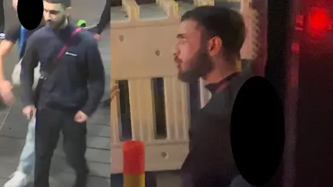 Images of the suspect released by the police. Images: Helsinki Police Department.