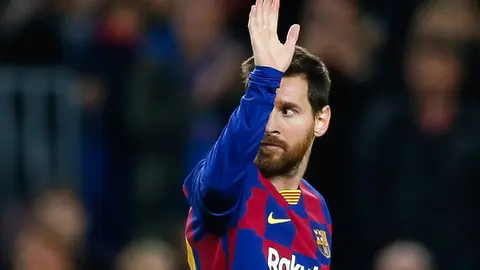 FILED - Soccer: Cup Spain, Copa del Rey, FC Barcelona - CD Leganes, Round of 16 at Camp Nou stadium. Barcelona's Lionel Messi gesturing. Photo: Eric Alonso/ZUMA Wire/dpa