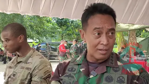 Indonesian Army Chief of Staff Andika Perkasa. Image: YouTube/Screenshot.