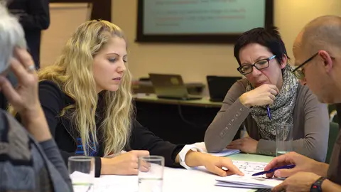 Employees during a business and work meeting. Photo: Pixabay.