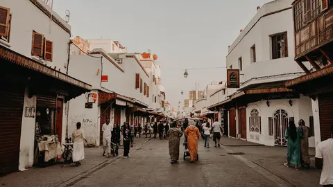 People walking in Rabat. Photo: Pixabay.