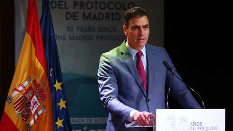 Pedro Sánchez, on Monday with the Prime Ministers of New Zealand and Australia, inaugurated a meeting to celebrate the 30th anniversary of the 'Madrid Protocol' for the comprehensive protection of the Antarctic environment. Photo: La Moncloa.