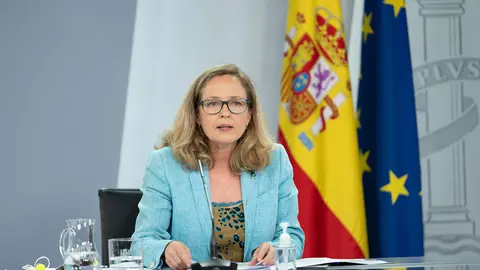 Minister of Finance, Nadia Calvino. Photo: La Moncloa/File photo.