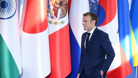 October 30, 2021, Roma, Italia: Politics.G20 Summit starts in Rome.In the pic: Emmanuel Macron (Credit Image: © LaPresse via ZUMA Press Photo: Lapresse/Pool Ansa/LaPresse via ZUMA Press/dpa.
