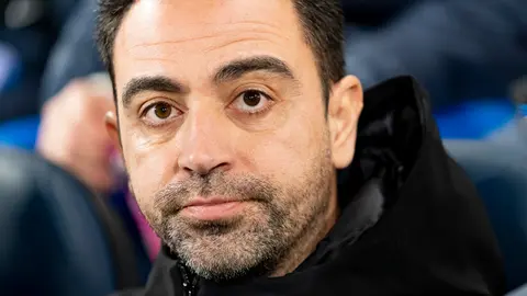 27 November 2021, Spain, Villarreal: Barcelona's Xavi Hernandez reacts during the Spanish La Liga soccer match between Villarreal and Barcelona at Estadio de la Ceramica Stadium. Photo: Xisco Navarro Pardo/SOPA Images via ZUMA Press Wire/dpa.