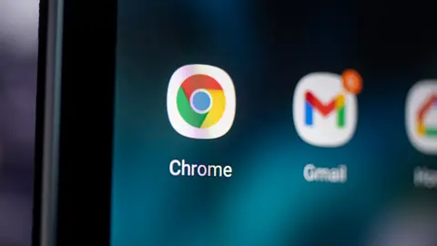 FILED - 28 April 2021, Berlin: A general view of the Google Chrome app on the screen of a smartphone. Tech giant Google has decided to overhaul the visual identity of its Chrome browser, the first change it has initiated in eight years. Photo: Fabian Sommer/dpa.